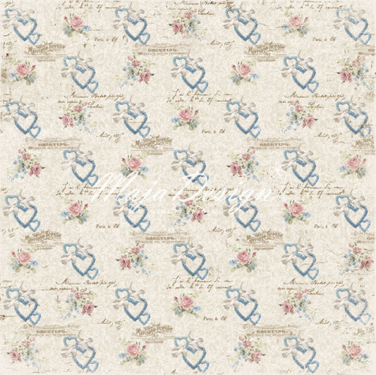 Maja Design - Vintage Romance -  deep love - 12 x 12"