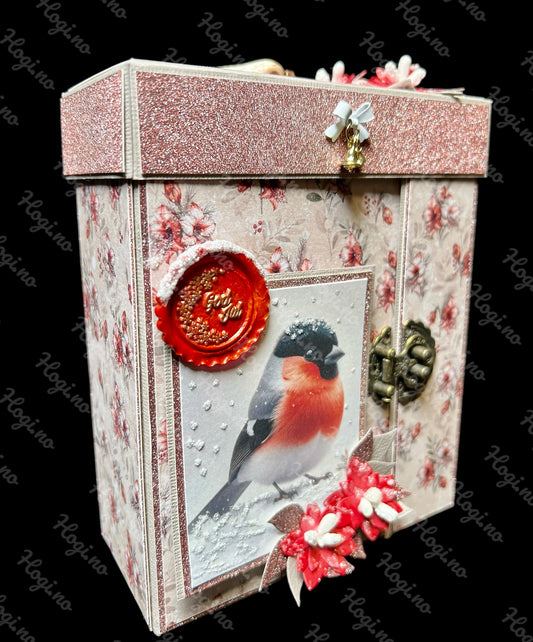 Hobbypakke/ hobbykit « Boks til konvolutter og kort/ gavelapper marsipan /sjokolade »