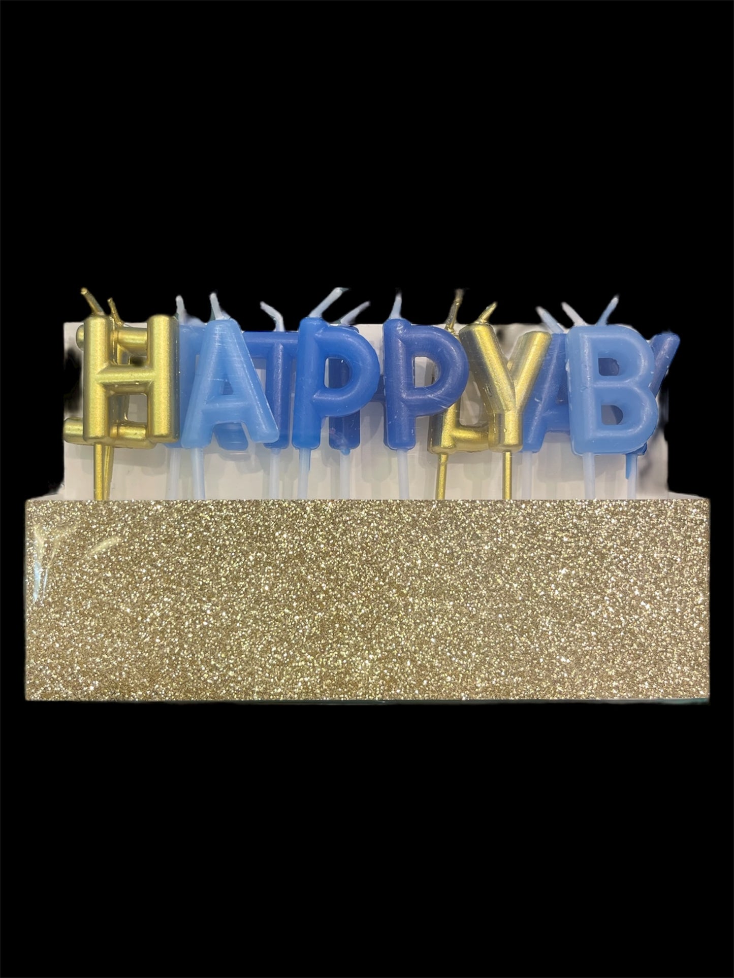 Kakelys - «HAPPY BIRTHDAY» - velg farge - H=30mm