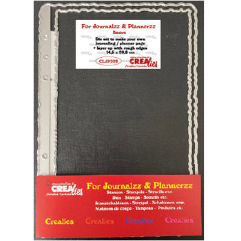 Crealies Albumside-dies med røff kant - CLJP996 14,5 x 20,8 cm - passer feks til Crealies A5 planner package kit