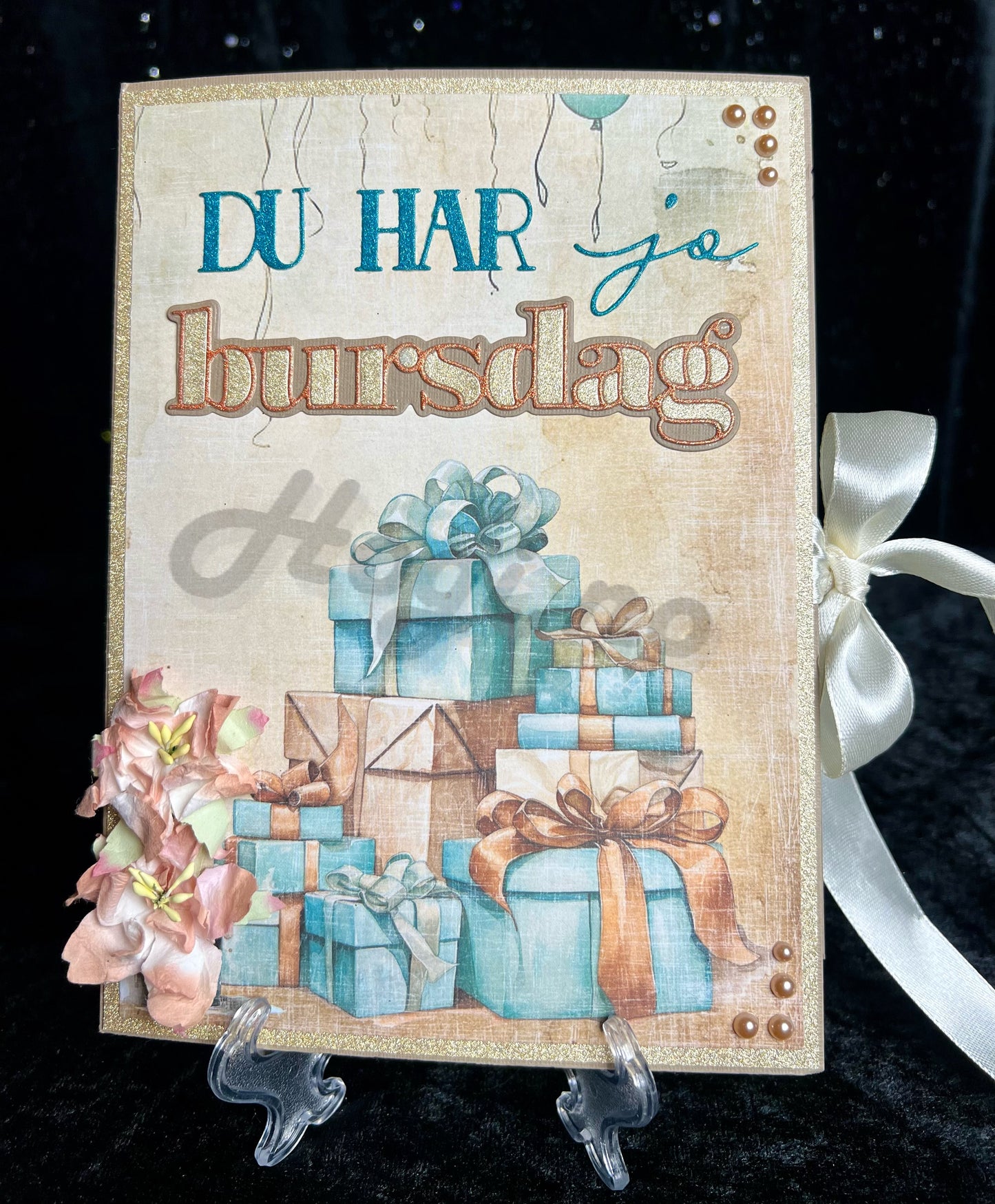 Hobbypakke/ hobbykit - POP-UP kort i kort