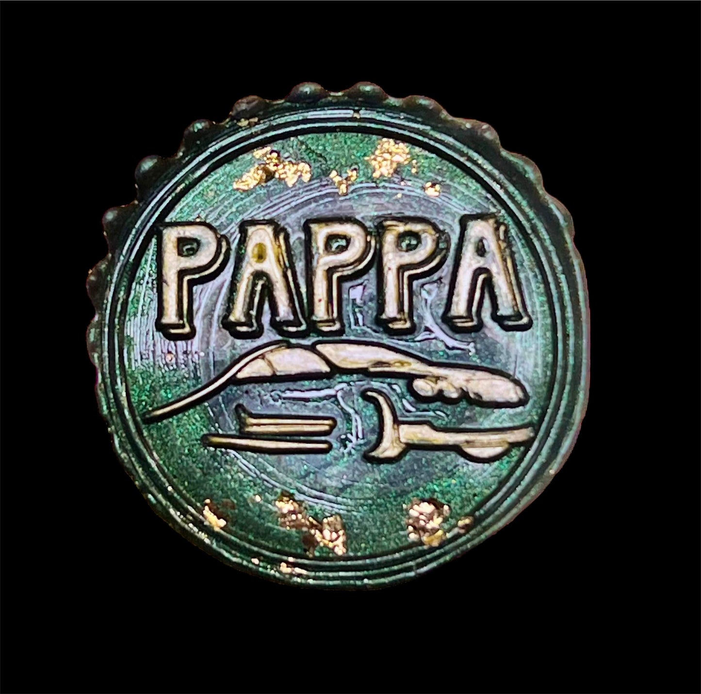 EKSKLUSIV NYHET! Lakksegl stempel «PAPPA» m/ bil i moderne design - Hogi.no’s design