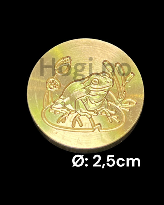 Lakkstempel- wax sealing coin - 🐸 frosk - til lakkstempel segl