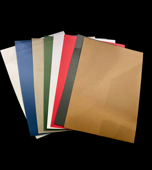 Stjerne regn - star rain - Shimmerark - A4 -  flere farger å velge mellom