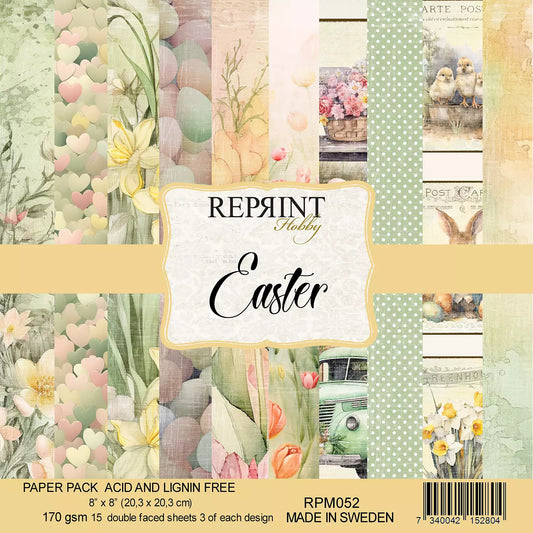 NYHET! Reprint Arkpakke  -8x8' - Easter - RPM052- påske