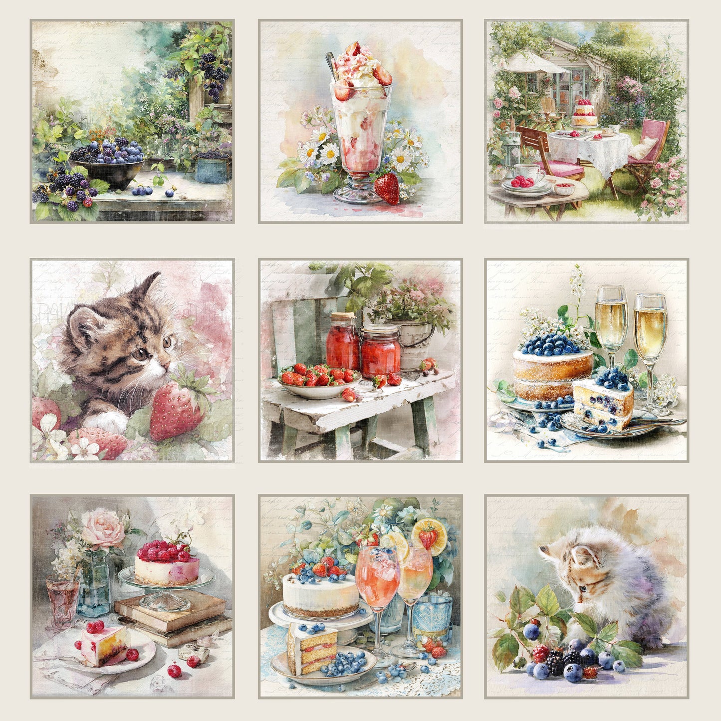 NYHET! Reprint  - Paperpack Reprint - Summer Garden Collection - 12x12