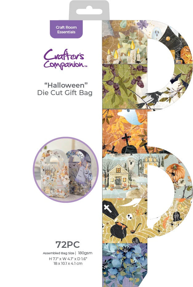 Halloween Die-Cut Gift Bag Pad 96 stk