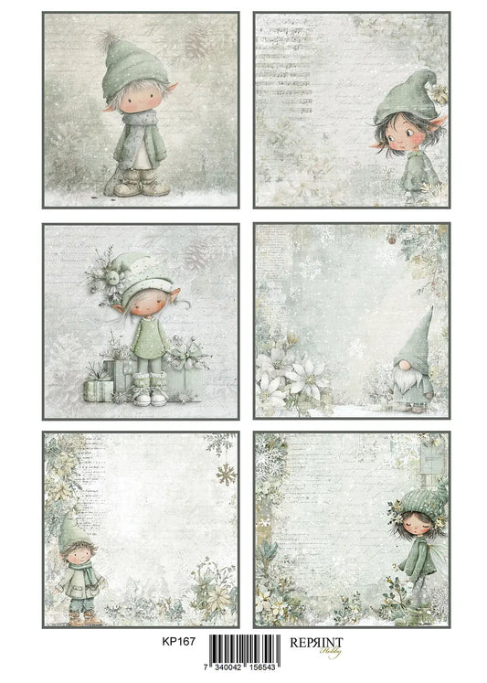 NYHET! Reprint -klippark- Elfs tags -A4