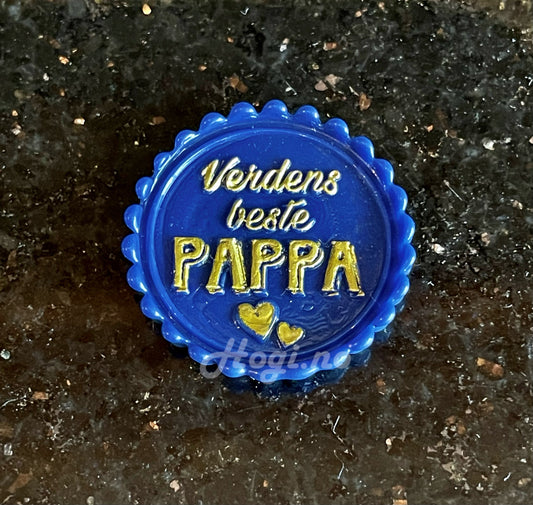 EKSKLUSIV NYHET! Lakksegl stempel «Verdens beste PAPPA» - Hogi.no’s eget design