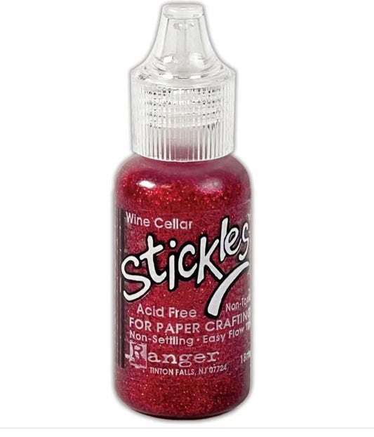 Glitterlim  stickles - Wine Cellar/ rød