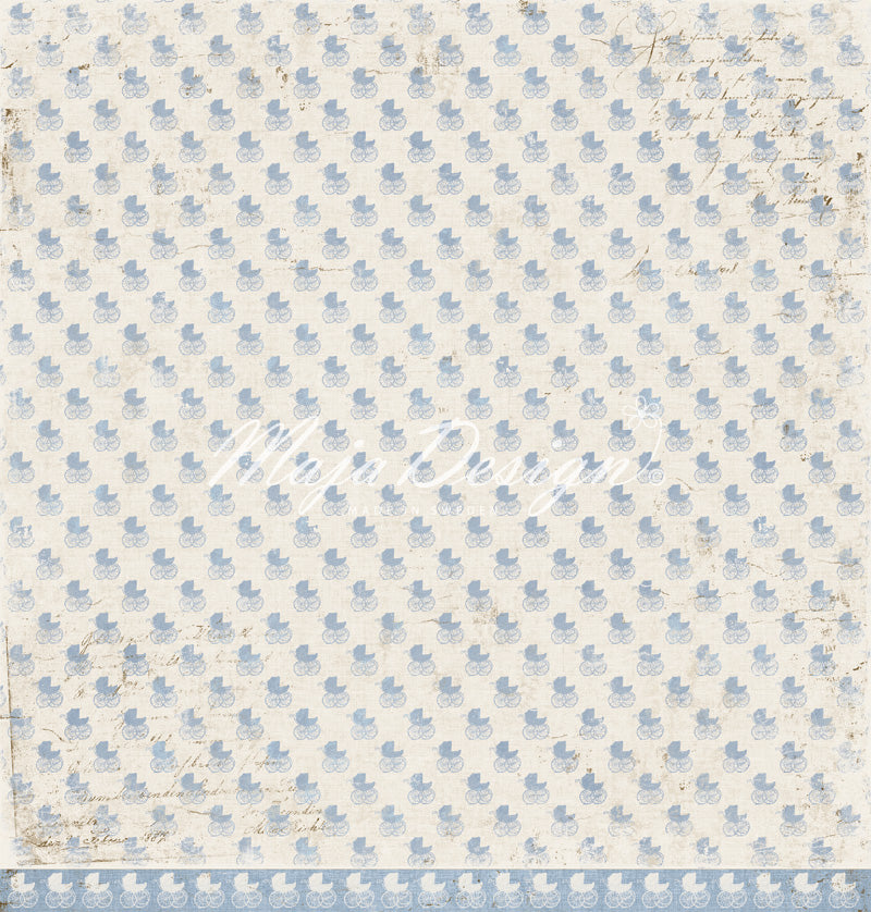 Maja Design - mønsterark -  Vintage baby - Welcome Little one  12'x12'