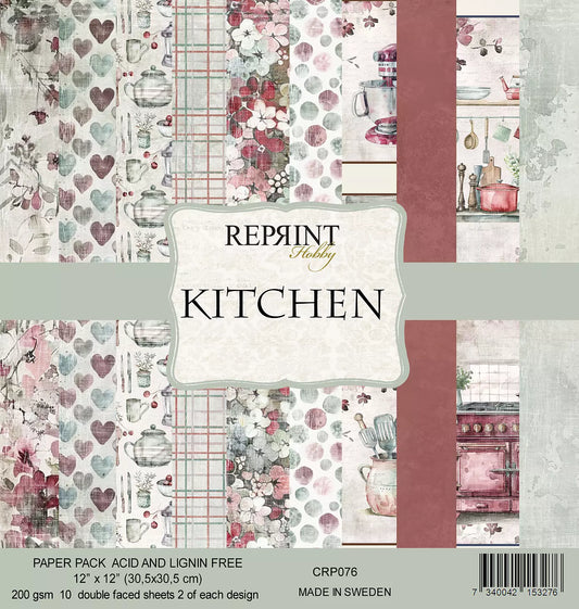 Forhåndsbestill nå! NYHET! Reprint Paperpack - Kitchen Collection Paperpack - 12x12