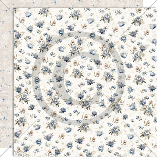 NYHET! Papirdesign mønsterark 12x12- Ungdomstid- BLÅ FAVORITT