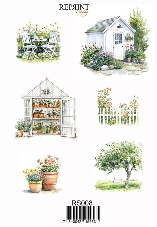 NYHET! Reprint klistremerker - Summer Collection 11x16cm
