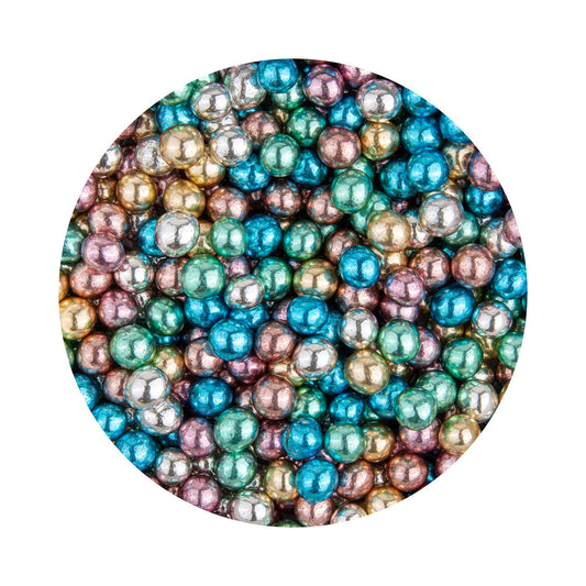 Kakepynt Sjokoladekuler - Disco fever 11mm  80g