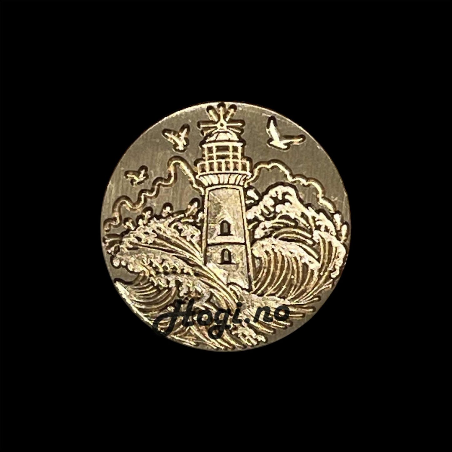 Lakkstempel- wax sealing coin - Fyrtårn - til lakkstempel segl