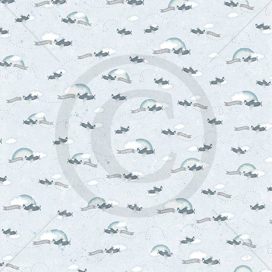 Papirdesign Mønsterark 12´x12´ - Lille gull- Sjarmtroll -  PD1900096
