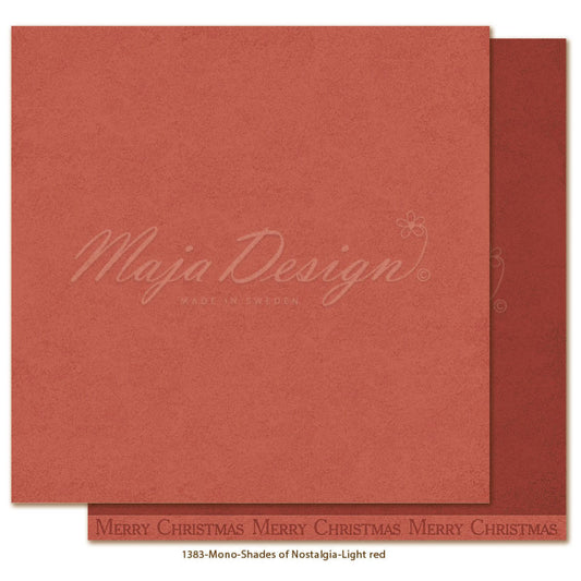 Maja Design - Monocrome - Shades of nostalgia - light red 12x12