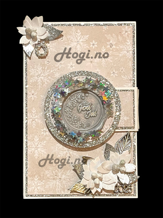 Hobbypakke- Kvikk Lunsj kort + håndlagede blomster  🌸