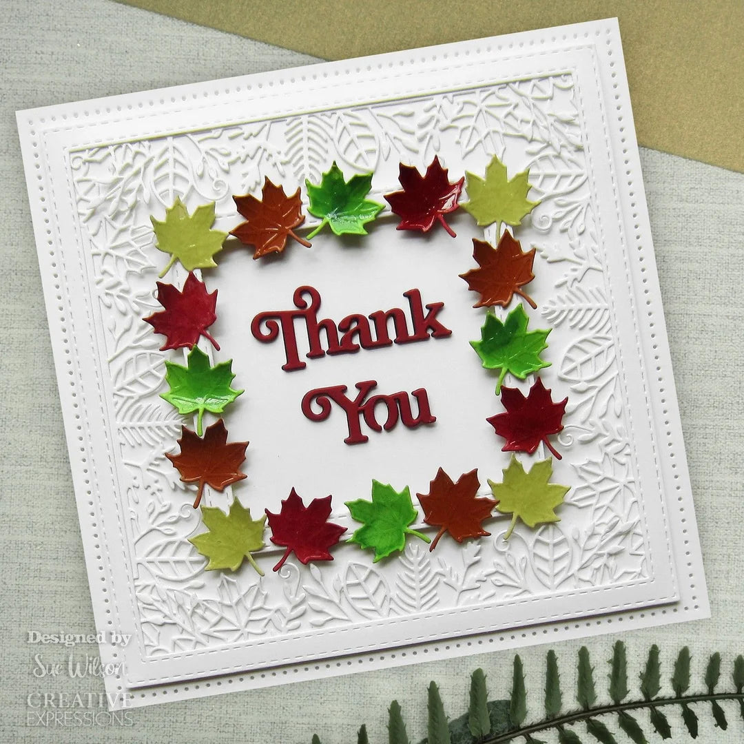 Creative Expressions Craft Dies Frames & tags-leafy rectangle
