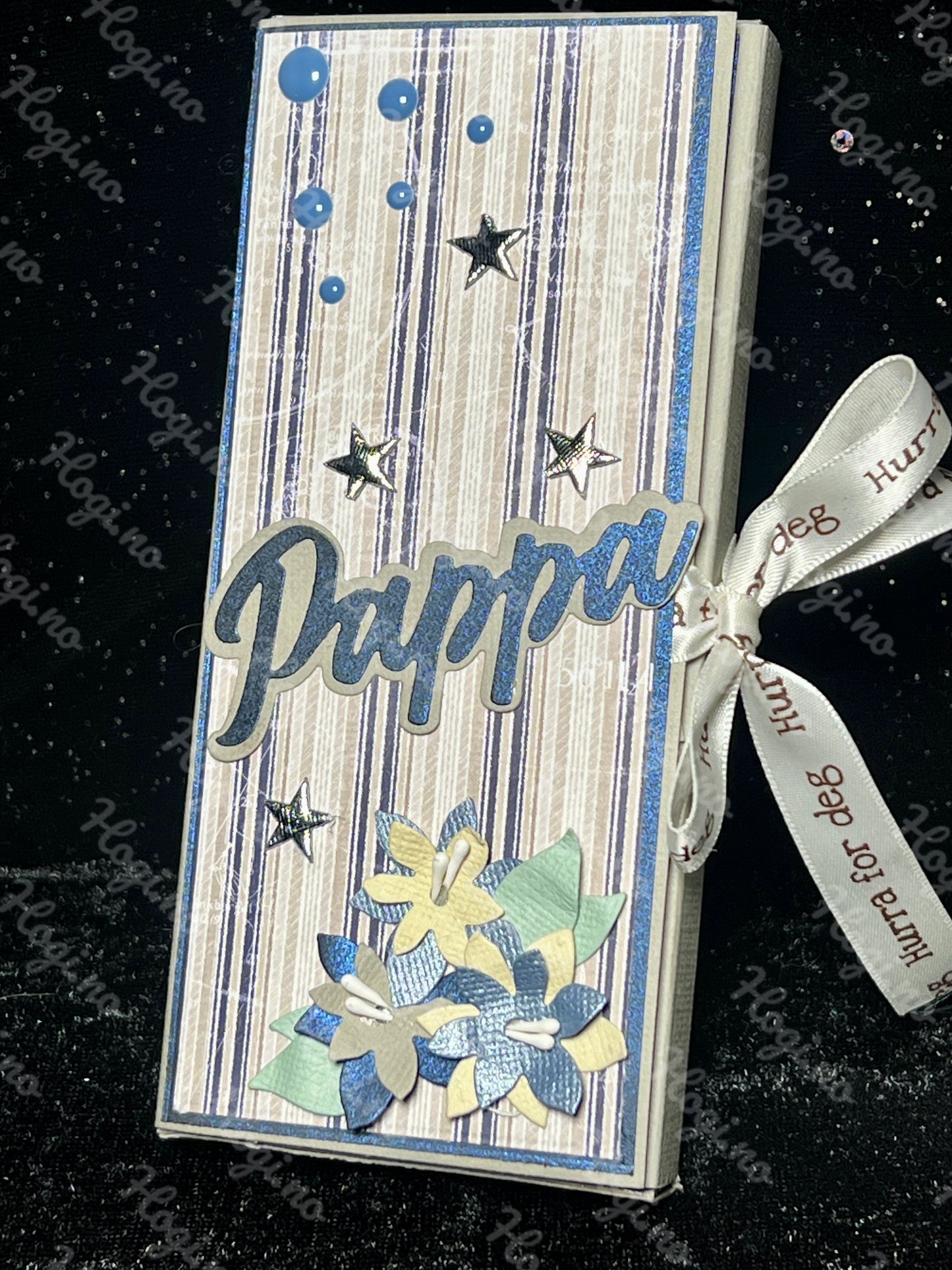 NYHET! Hobbypakke/ hobbykit -  Hogi.no’s KEX sjokoladekort  (passer til Cloetta KEX sjokolade 60g)