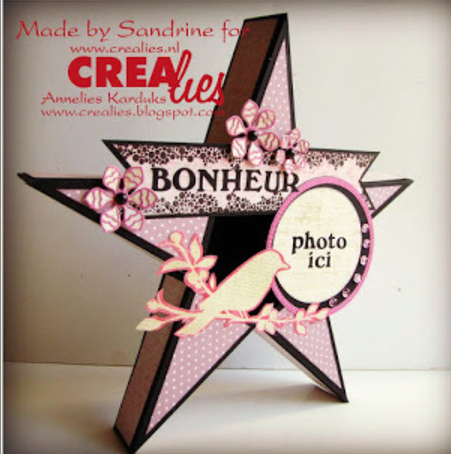 Crealies Create A Box Mini Dies No. 05 Piece of Cake/ kakestykke eskedie