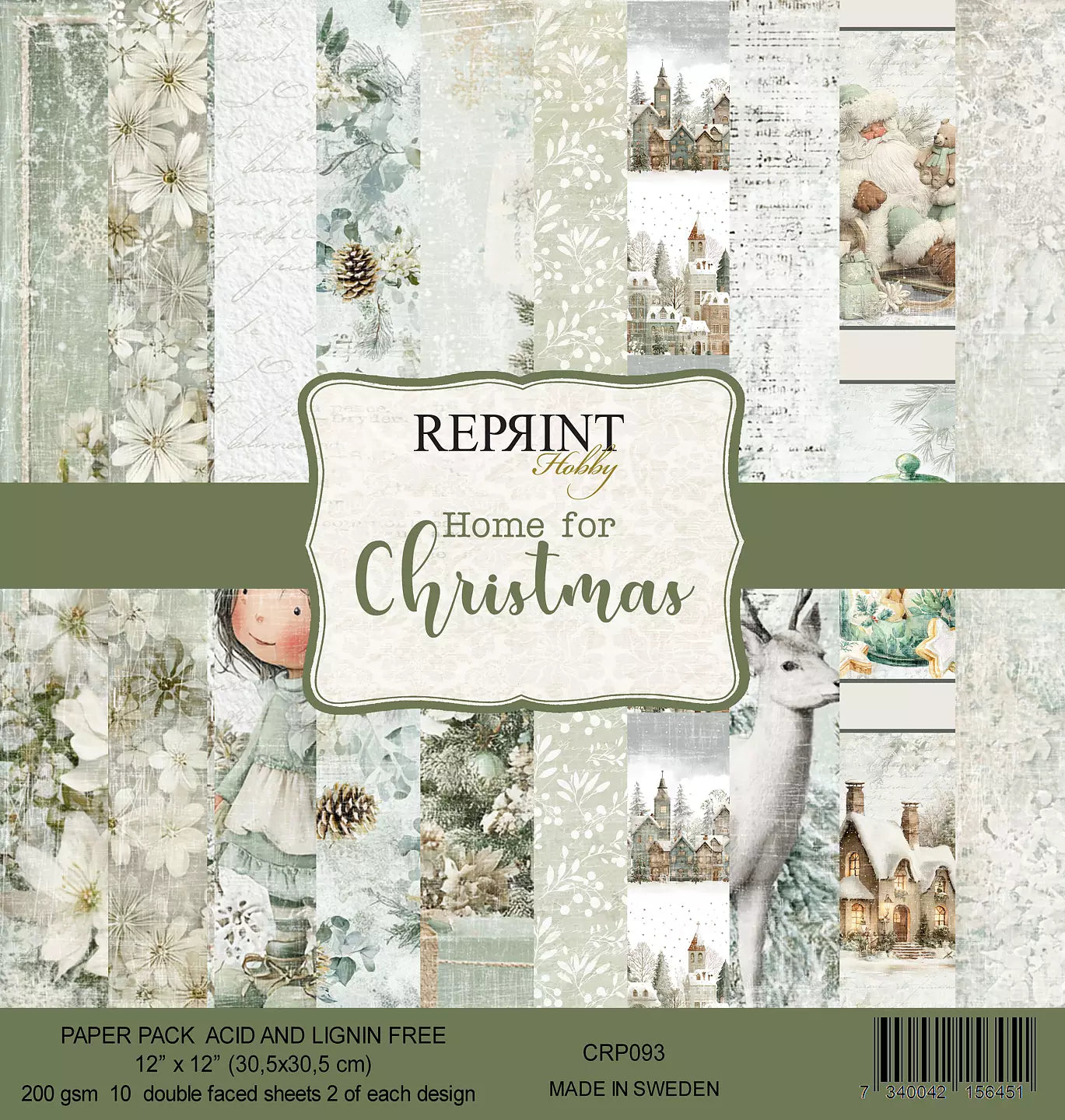 NYHET! Reprint  - Home for christmas Collection -12x12