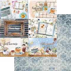 Mønsterark - arkpakke - Kawaii Paper Goods Kit Hello 12x12 Inch Paper Pack (MP-60611)