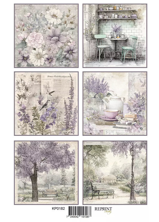 NYHET! Reprint  - klippark -  Timeless Tags - A4 - KP0182