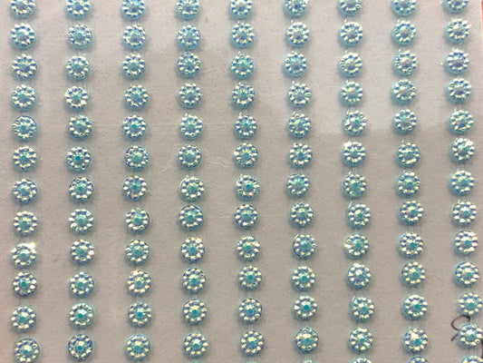 INTRODUKSJONSPRIS!Halvperler - snøkrystaller - isblå