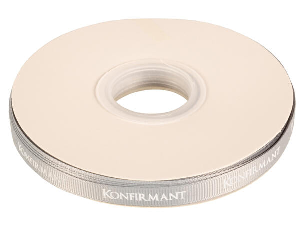 Bånd med norsk tekst «Konfirmant» – 10 mm – Flere farger