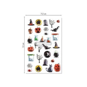 Cooky stickers - 3d Klistremerker - Halloween / spooky  - 29 stk