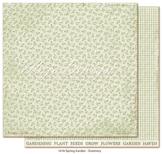 NYHET! Maja Design Spring Garden  - Greenery - 12 x 12"