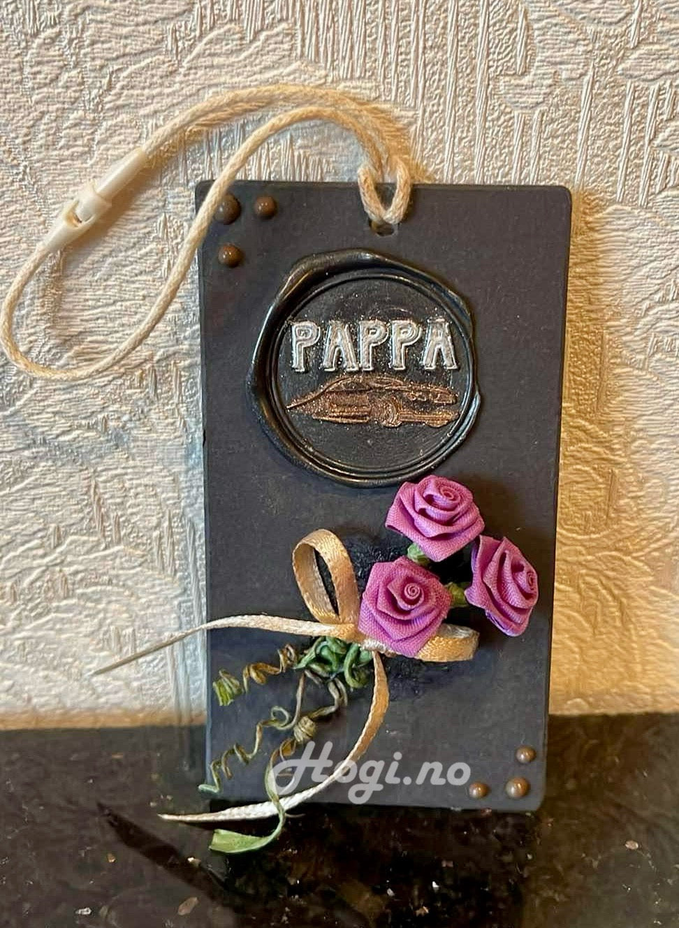 Voks-svart/ wax black -octagon- voks til bruk med lakksegl/ lakkstempel