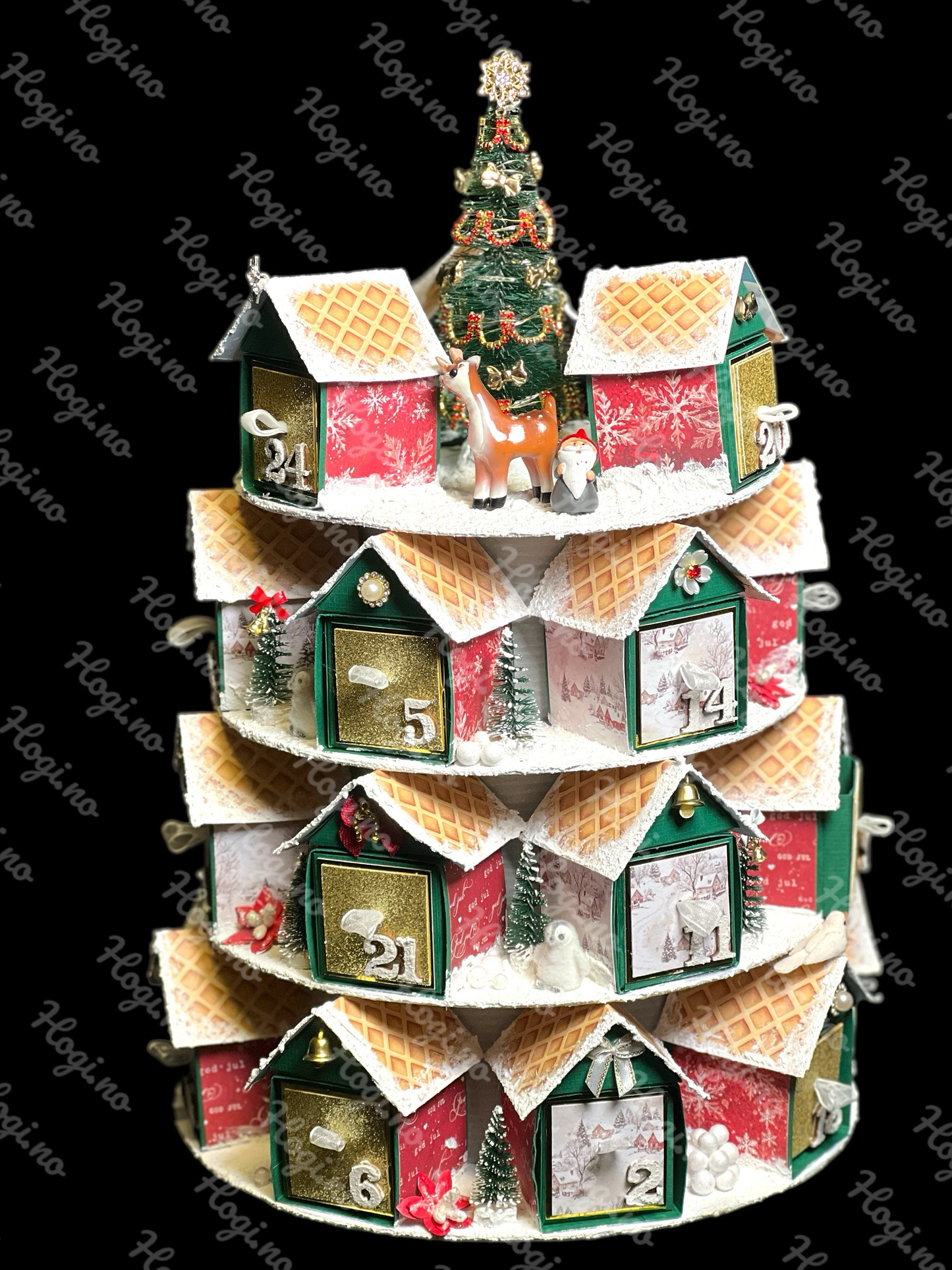 🎄✨ NYHET! oppskrift - adventskalender Juleby ! ✨🎄