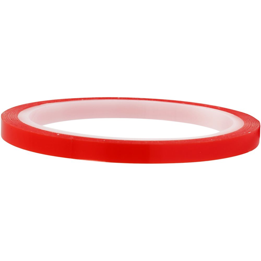 Power tape - PowerTape dobbeltsidig klar tape. 10m. Bredde:7mm