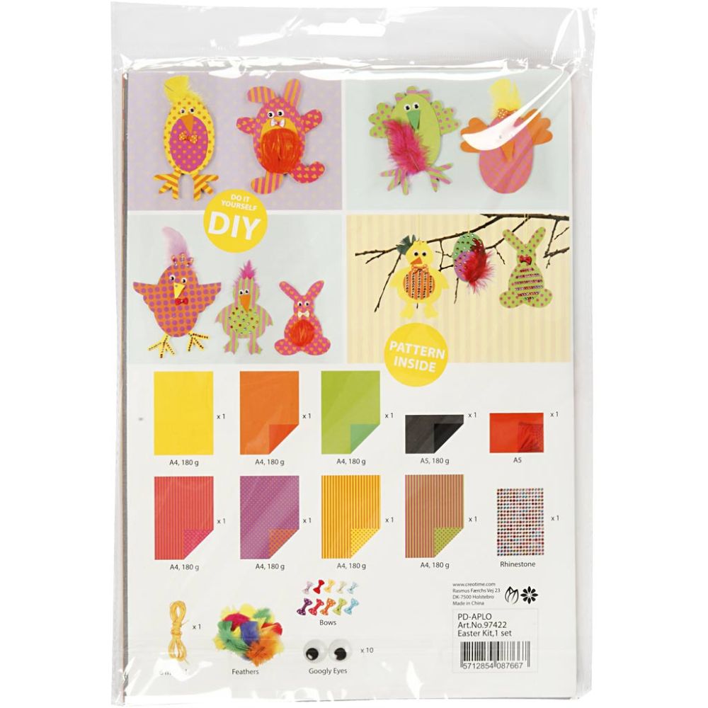 DIY Kit - hobbypakke - påskeklipp