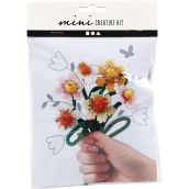 Mini diy kit - hobbysett - vårbukett - blomster