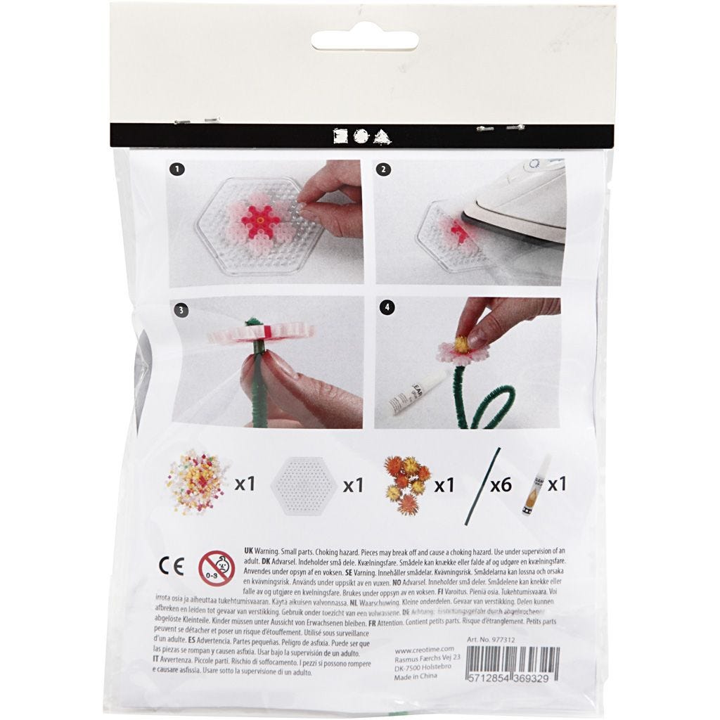 Mini diy kit - hobbysett - vårbukett - blomster