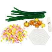 Mini diy kit - hobbysett - vårbukett - blomster