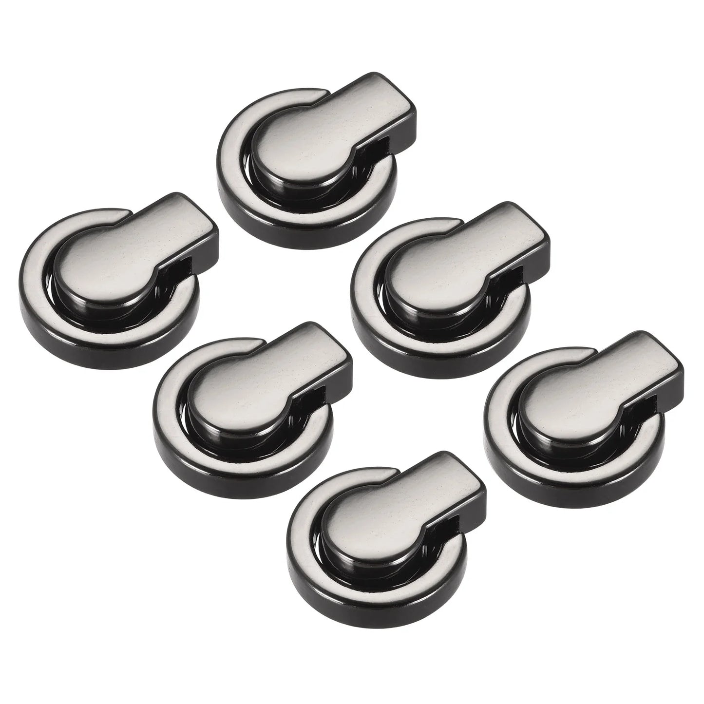 Håndtak med skrufeste - flatt - velg farge - 15x17mm