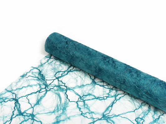 Sizotwist bordløper - Turkis , 30cm x 5m