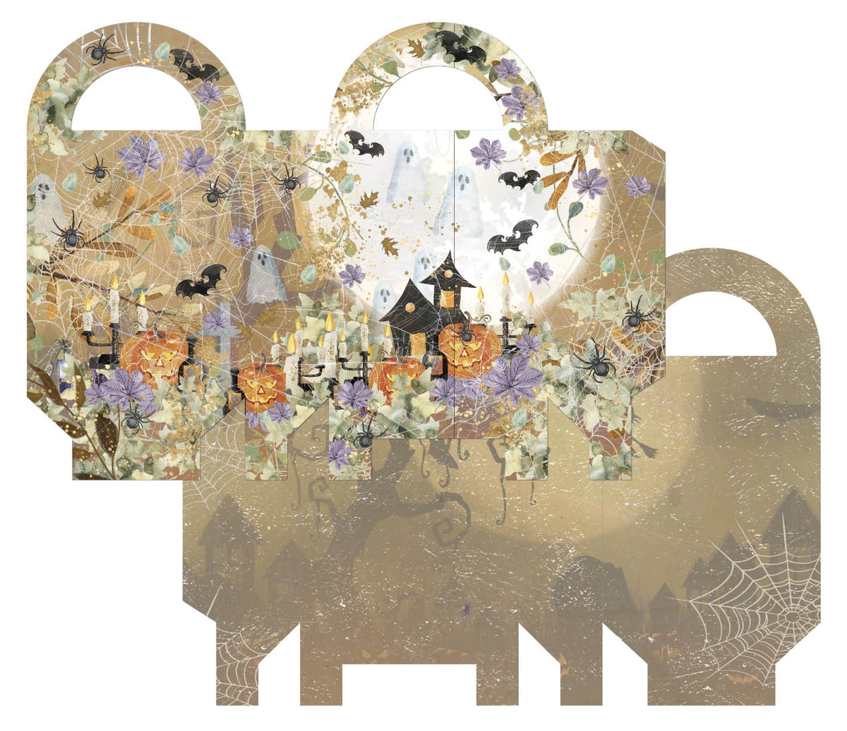 Halloween Die-Cut Gift Bag Pad 96 stk