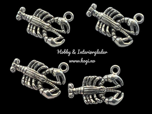 Charms - hummer sølv