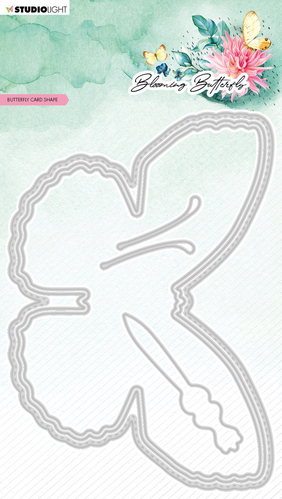 Studio Light Butterfly card shape Cutting Dies (SL-BB-CD488)-Sommerfuglkort-die