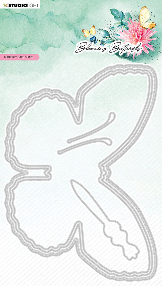 Studio Light Butterfly card shape Cutting Dies (SL-BB-CD488)-Sommerfuglkort-die