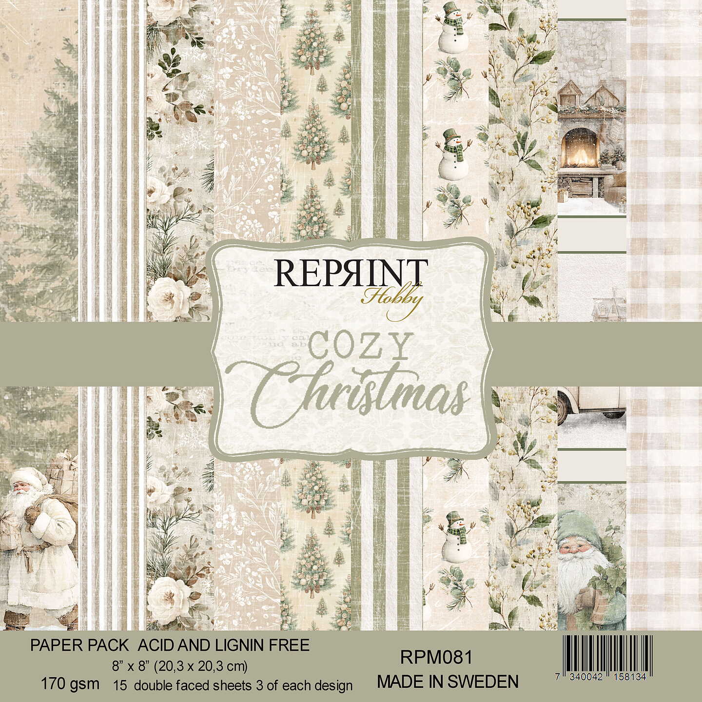 Forhåndsbestill nå! Kommer snart! Paperpack Reprint - Cozy Christmas 8x8”