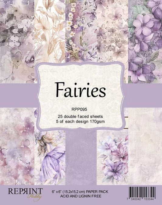 NYHET! Reprint Paperpack - Fairies Collection Paperpack - 6x6