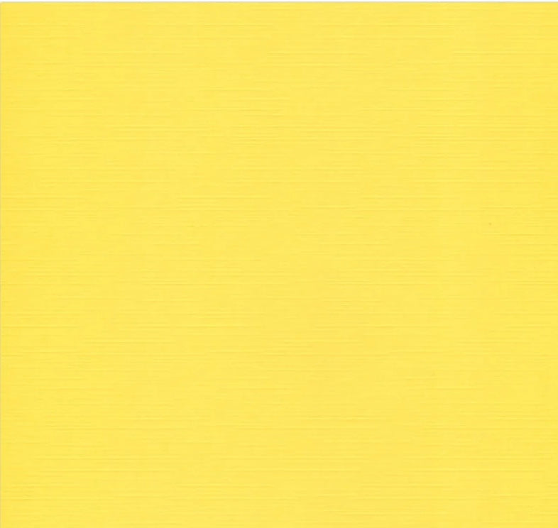 Ensfarget kartong - Kanari Gul 12x12 ensfarget 250gms