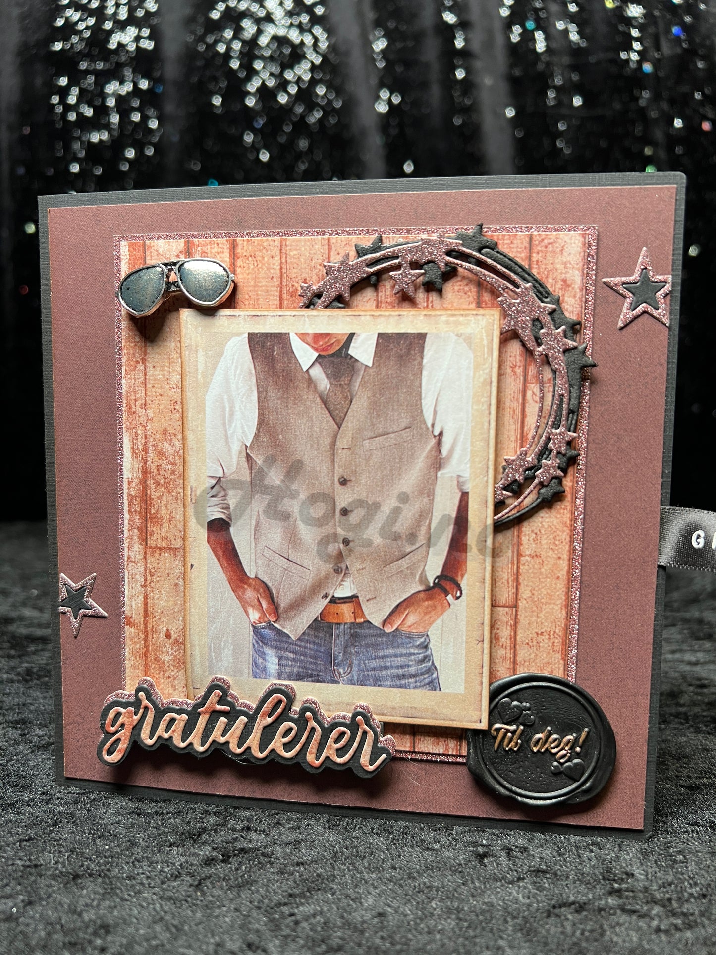 Hobbypakke / hobbykit -  kort med POP-UP kort